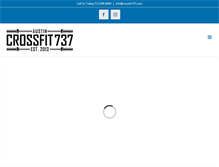 Tablet Screenshot of crossfit737.com
